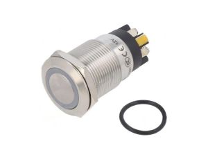 Przełącznik: wandaloodporny Poz: 2 SPDT 3A/220VAC 5A/24VDC LAS1GQF-11E/L/Y/12V/S