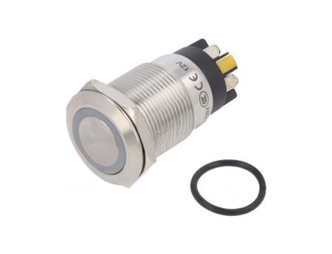Przełącznik: wandaloodporny Poz: 2 SPDT 3A/220VAC 5A/24VDC LAS1GQF-11E/L/Y/12V/S