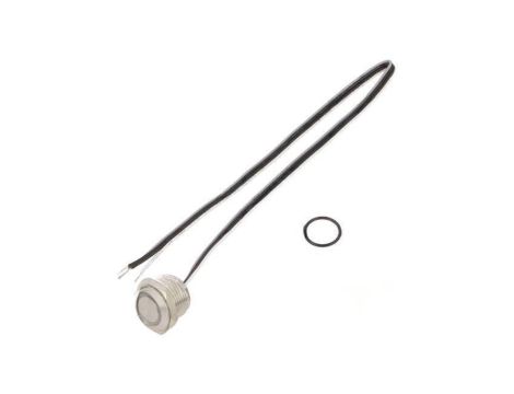 Przełącznik: wandaloodporny Poz: 2 SPST-NO 50mA/24VDC IP65 MTA16F-10E/Y/B/24V/S