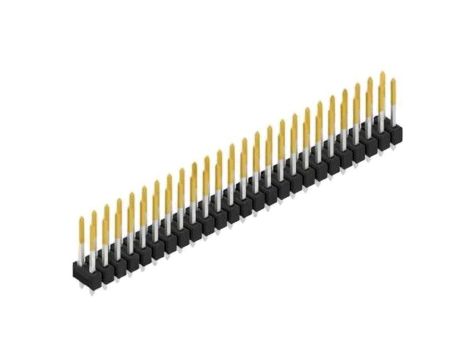 Złącze kołkowe, listwa kołkowa, męskie, proste,Il. pinów: 50, THR,THT, 3A, 250V, raster: 2,54 mm 10054752