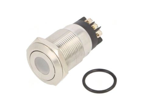 Przełącznik: wandaloodporny Poz: 2 SPDT 3A/220VAC 5A/24VDC LAS1GQF-11D/L/G/12V/S