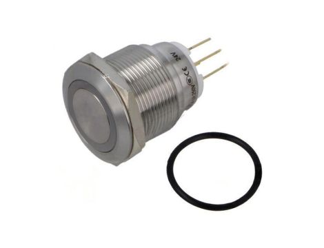 Przełącznik: wandaloodporny Poz: 2 SPDT 3A/220VAC 5A/24VDC GQ22-L-11E/J/B/24V/S