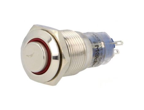 Przełącznik: wandaloodporny Poz: 2 SPDT 0,5A/220VAC 1A/24VDC LAS2GQH-11E/R/12V/S/FP