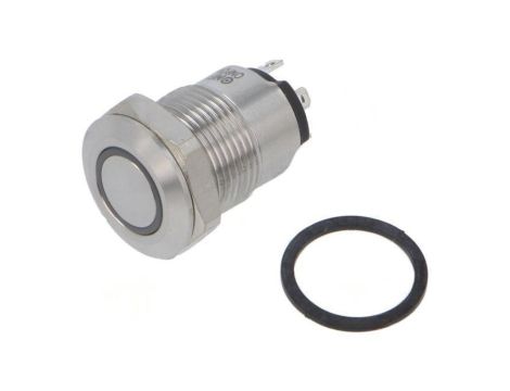 Przełącznik: wandaloodporny Poz: 2 SPST-NO 2A/36VDC IP65 ONPOW6312F-10ZE/J/B/12V/S