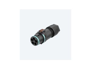 THS.389.A4E Wtyczka złączki 4 torowej IP66 IP68 IP69 D7-13mm złącze liniowe hermetyczne okrągłe mini TEEPLUG TECHNO