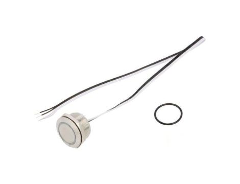 Przełącznik: wandaloodporny Poz: 2 SPST-NO 50mA/24VDC IP65 MTA22F-10E/Y/W/12V/S