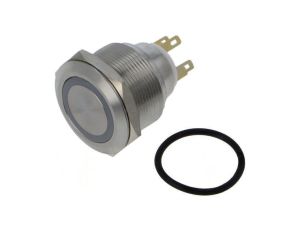 Przełącznik: wandaloodporny Poz: 2 SPDT 3A/220VAC 5A/24VDC GQ25-L-11E/J/B/24V/S