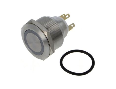 Przełącznik: wandaloodporny Poz: 2 SPDT 3A/220VAC 5A/24VDC GQ25-L-11E/J/B/24V/S