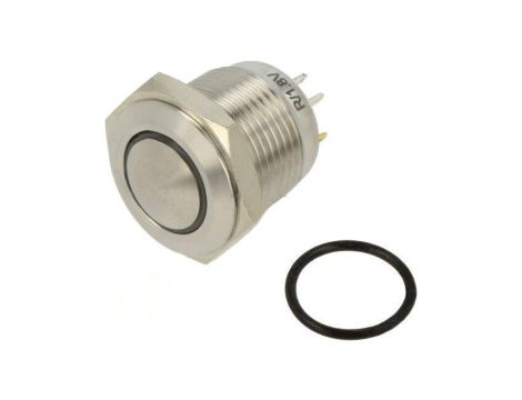 Przełącznik: wandaloodporny Poz: 2 SPST-NO 3A/250VAC IP65 GQ16B-10E/J/41RGB/S