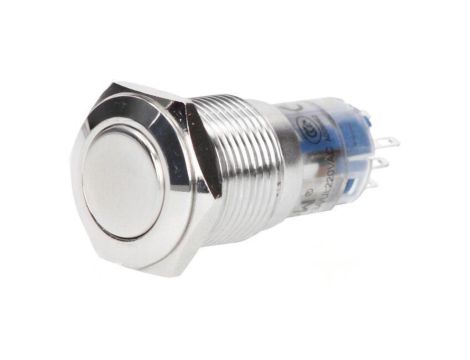 Przełącznik: wandaloodporny Poz: 2 DPDT 0,5A/220VAC IP67 ON-ON LAS2-GQF-22Z/S-FP