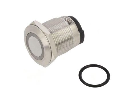 Przełącznik: wandaloodporny Poz: 2 SPST 10A/24VDC IP65 OFF-ON ONPOW6319F-10ZE/Q/R/12V/S