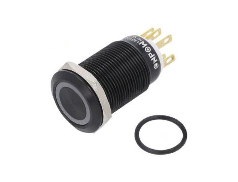 Przełącznik: wandaloodporny Poz: 2 SPDT 3A/220VAC 5A/24VDC LAS1GQF-11ZE/G/12V/A