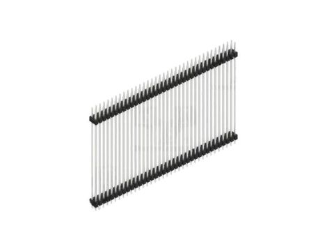 Złącze kołkowe, listwa kołkowa, męskie, proste,Il. pinów: 72, THT, 3A, 250V, SL 6, raster: 2,54 mm 10057800