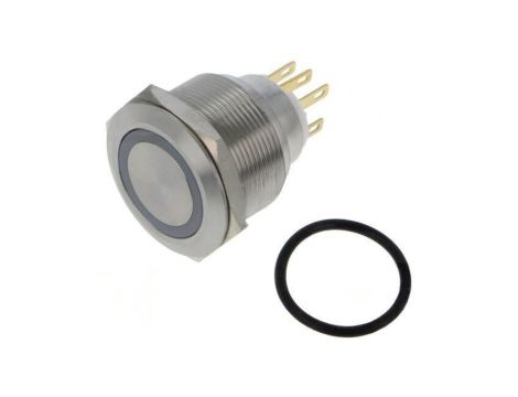 Przełącznik: wandaloodporny Poz: 2 SPDT 3A/220VAC 5A/24VDC GQ25-L-11E/J/Y/24V/S