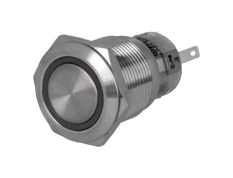 Przełącznik: wandaloodporny Poz: 2 SPDT 0,5A/220VAC 1A/24VDC LAS1-AGQ-11E/G/24V