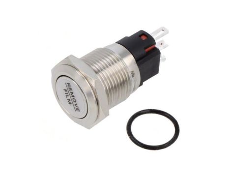 Przełącznik: wandaloodporny Poz: 2 SPDT 1A/220VAC IP65 ON-(ON) ONPOW6116F-11/S
