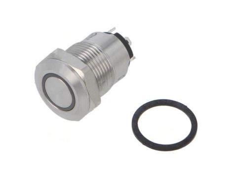 Przełącznik: wandaloodporny Poz: 2 SPST-NO 2A/36VDC IP65 ONPOW6312F-10ZE/J/R/12V/S