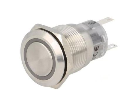 Przełącznik: wandaloodporny Poz: 2 SPDT 0,5A/220VAC 1A/24VDC LAS1-AGQ-11ZE/W/12V/S