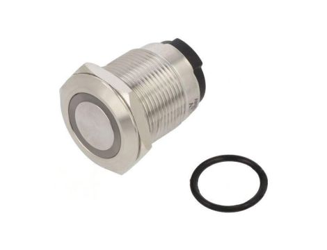 Przełącznik: wandaloodporny Poz: 2 SPST 10A/24VDC IP65 OFF-ON ONPOW6319F-10ZE/Q/R/24V/S