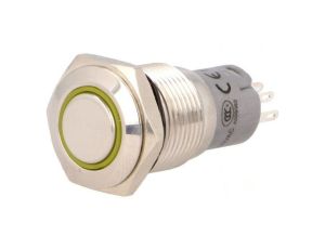 Przełącznik: wandaloodporny Poz: 2 SPDT 0,5A/220VAC 1A/24VDC LAS2-GQF-11E/Y12V/S-FP