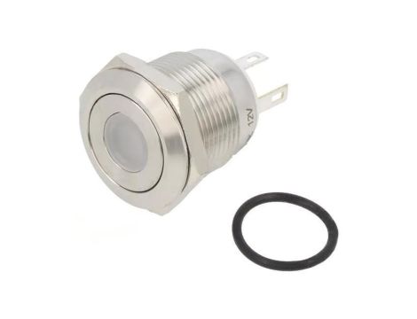 Przełącznik: wandaloodporny Poz: 2 SPST-NO 0,5A/220VAC IP65 GQ19F-10D/J/W/12V/S