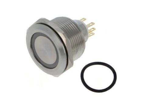 Przełącznik: wandaloodporny Poz: 2 SPDT 3A/220VAC 5A/24VDC GQ30-L-11ZE/J/B/24V/S