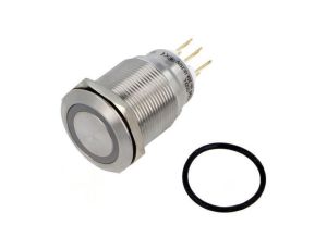 Przełącznik: wandaloodporny Poz: 2 SPDT 3A/220VAC 5A/24VDC GQ22-L-11ZE/J/B/12V/S