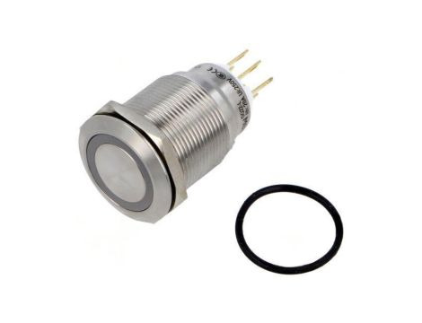 Przełącznik: wandaloodporny Poz: 2 SPDT 3A/220VAC 5A/24VDC GQ22-L-11ZE/J/B/12V/S