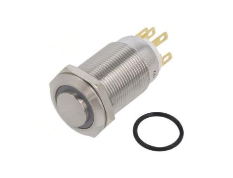 Przełącznik: wandaloodporny Poz: 2 SPDT 3A/220VAC 5A/24VDC LAS1GQH-11ZE/G/12V/S