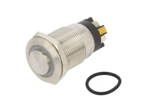 Przełącznik: wandaloodporny Poz: 2 SPDT 3A/220VAC 5A/24VDC LAS1GQH-11E/L/Y/24V/S