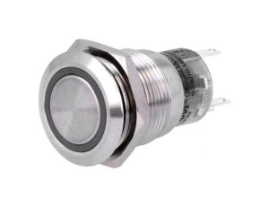 Przełącznik: wandaloodporny Poz: 2 SPDT 0,5A/220VAC 1A/24VDC LAS1-AGQ-11E/G/12V