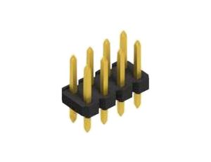 Złącze kołkowe, listwa kołkowa, męskie, proste,Il. pinów: 8, THT, 3A, 250V, 2x4, raster: 2,54 mm 10058573