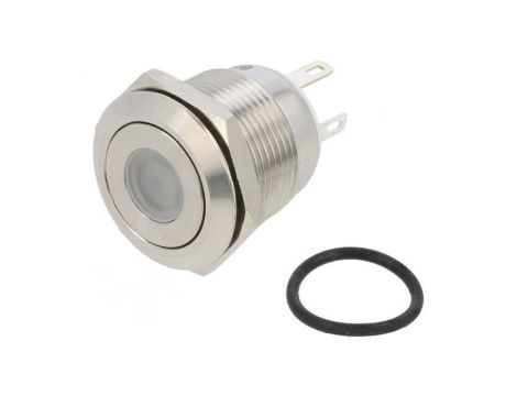 Przełącznik: wandaloodporny Poz: 2 SPST-NO 0,5A/220VAC IP65 GQ19F-10D/J/R/24V/S