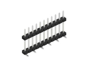 Złącze kołkowe, listwa kołkowa, męskie, kątowe,Il. pinów: 11, SMT, 3A, 100V, raster: 2 mm 10175603