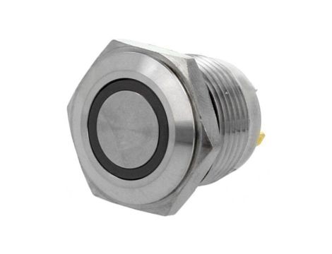 Przełącznik: wandaloodporny Poz: 2 SPST-NO 2A/36VDC IP65 żółty GQ16F-10E/J/Y/24V/S