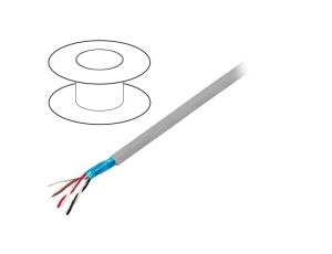 Przewód na rolce 30,5m EcoCable Mini 3x2x24AWG folia Al-PET MPPE 300V 78173 SL005