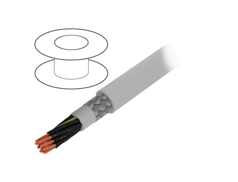 Przewód na rolce 100m Pro-Met 12G0,5mm2 PVC ciemnoszary 300V/500V 470125CY GE033