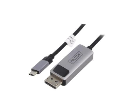 Adapter DisplayPort 1.4 dwukierunkowy 2m czarny DB-300334-020-S