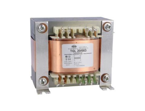 Transformator zalewany 75VA, 230VAC, 230V, 0,33A śrubowy TMBZ 75/003M