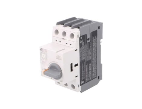 Wyłącznik silnikowy, 0,02kW, 220690VAC, na szynę DIN, Szczeloność: IP20 MMS-32H 0,16A