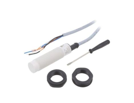 Czujnik pojemnościowy, Zasięg: 012mm, Output: NPN / NO + NC, PBT CA18CAN12NA
