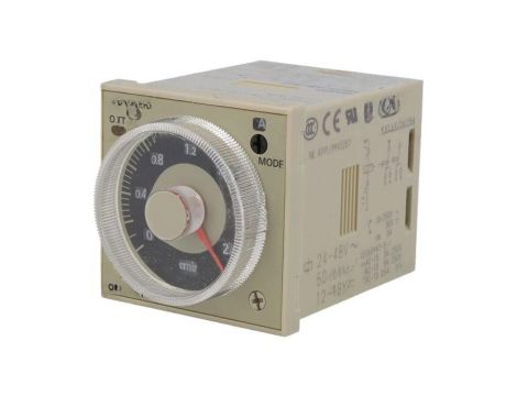 Przekaźnik czasowy 0,1s600h DPDT 250VAC/5A Uzas: 2448VAC H3CR-A8-301 24-48AC/12-48DC