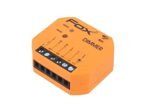 Ściemniacz bezprzewodowy, dopuszkowy, 85265VAC, IP20, FOX, WIFI WI-DIM1S1-P