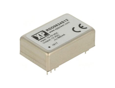 Przetwornica DC/DC 8W 13-70VDC / 12VDC 665mA RDD0824S12