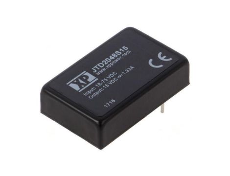 Przetwornica DC/DC 20W 18-75VDC / 15VDC 1,33A JTD2048S15