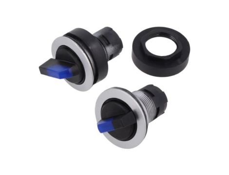 Przełącznik obrotowy zależny od oprawy Ilość Pozycji Stabilnych: 3 IP65 22mm RRJWBL_BL