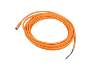 Przewód z gniazdem Złącze: M8 Gniazdo (proste, 3-PIN) Przewód 5m IP65/IP67/IP68/IP69K EVT123
