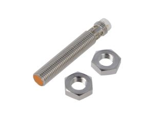 Czujnik Indukcyjny Obudowa: M8 Zabudowany (flush) Zasięg: 1.5mm Wyjście: 1xPNP(NO) Złącze: M12 Zasilanie: 10-36VDC IP67 IE5287