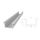 Wpuszczany profil LED surowy 9x16mm 3030mm AL12-GLG2-RW-3000 GLALU