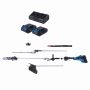 Urządzenie akumulatorowe 4w1 20V BC-MFH400-X SET S2.5 Scheppach 5904820400 w zestawie z łądowarką i dwoma akumulatorami 18 V / 2,0 Ah - 10
